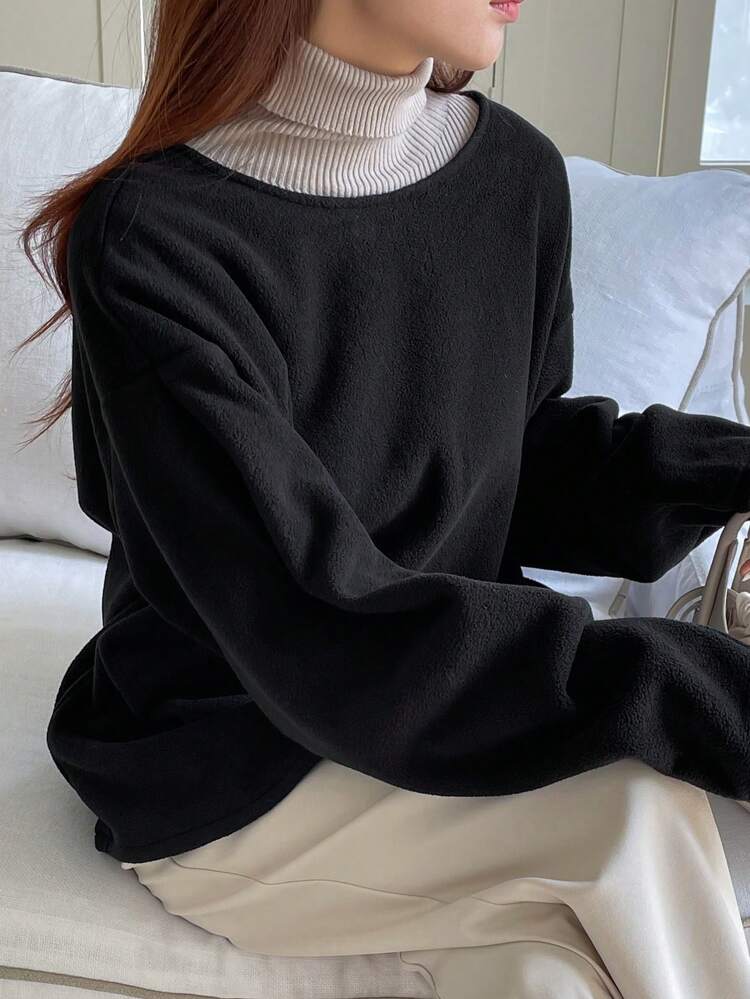 Tie Back Drop Shoulder Split Hem Coat Women Jacket,Fall Women Clothes
