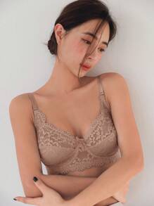 DAZY Floral Lace Underwire Bra