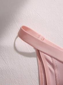 5pack Solid Ribbed Knit Panty - Multicolor - View 4