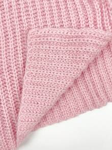 SHEIN Unity Nữ Cardigans - Màu Hồng baby - Xem 4