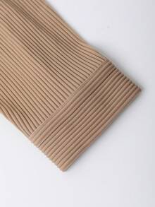 Manfinity Homme Áo sơ mi và quần có túi nắp cho nam - Màu Khaki - Xem 6