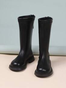 Botas Largas Negras Para Niñas - Negro - Ver 3
