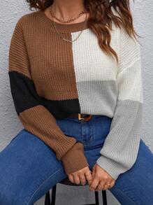 SHEIN CURVE+ Áo len Plus Size - Nhiều màu - Xem 1