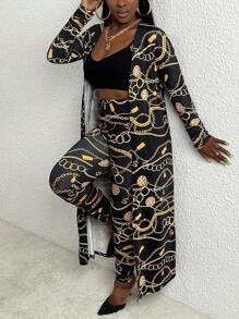 Slaydiva In Dây chuyền Mở Mặt trước áo & Quần - Nhiều màu - Xem 4