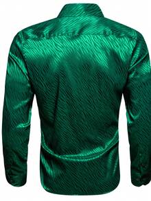 Camisas de talla grande para hombre - Verde - Ver 2