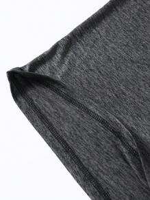 Manfinity Fitness 男士素色運動POLO衫 - 灰色 - 查看 6