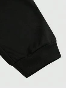 Manfinity Homme Hombres talla grande 2 piezas Pantalones deportivos de cintura con cordón - Multicolor - Ver 4