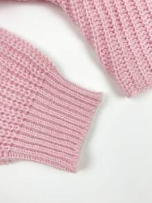 SHEIN Unity Nữ Cardigans - Màu Hồng baby - Xem 3