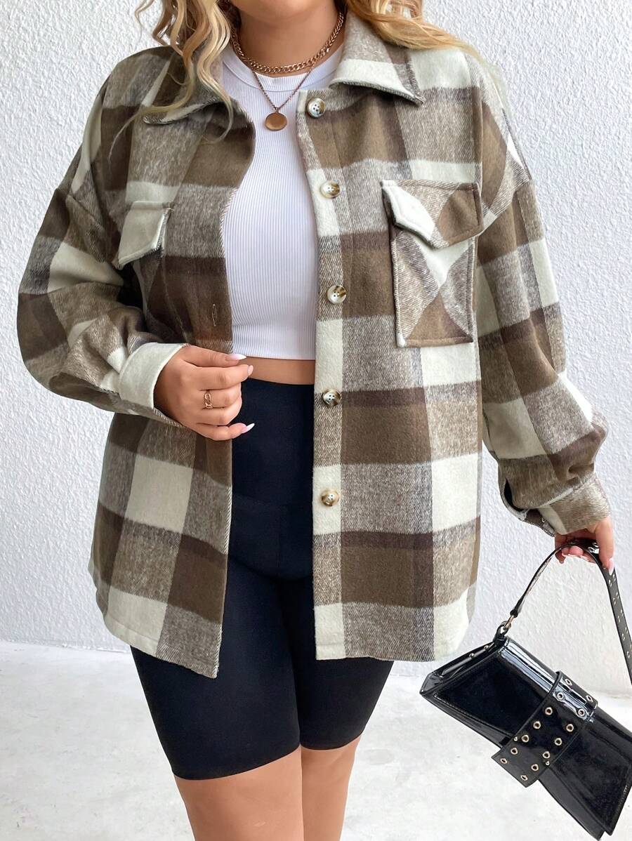 Flirla 大碼外套 - 彩色 - 查看 1