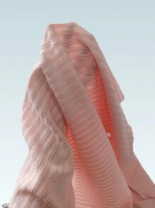 Frill Trim Flounce Sleeve Belted Lounge Robe