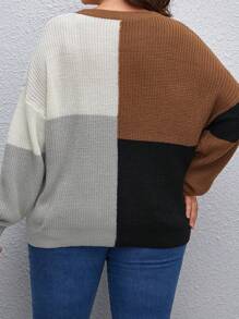 SHEIN CURVE+ Áo len Plus Size - Nhiều màu - Xem 2