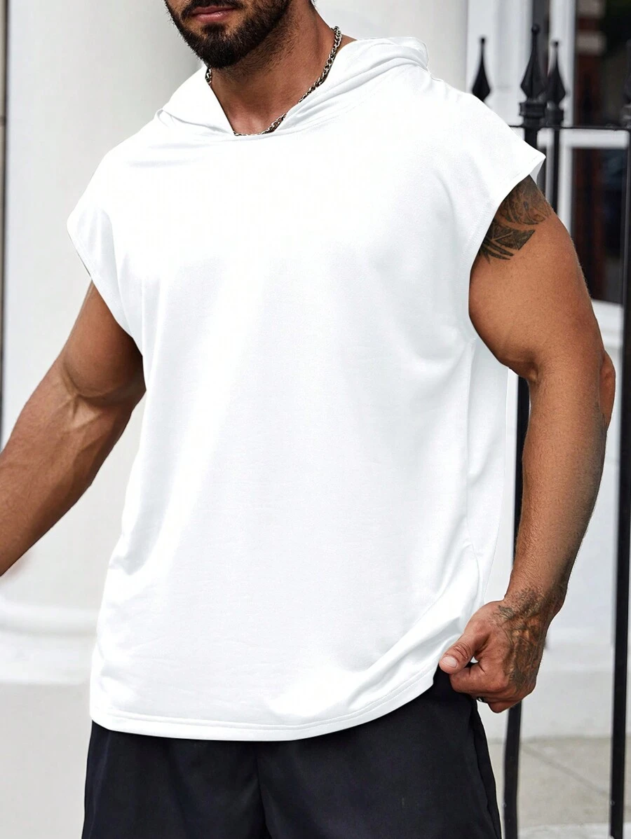 Manfinity Homme Áo ba lỗ Nam Kích thước lớn - trắng - Xem 1