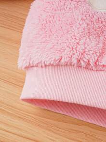 SHEIN Bộ Bé Gái Thú vật - Hồng - Xem 7