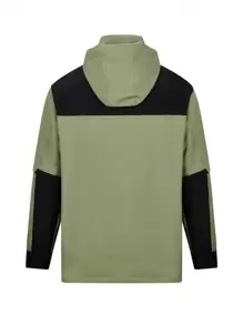 Manfinity Homme Men's Loose Fit Two Tone Drawstring Hooded Jacket - Army Green - View 2