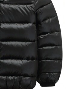 男童 3D 耳朵设计连帽棉服