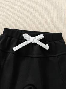 Baby Boy Slogan Graphic Pullover & Sweatpants - Multicolor - View 5