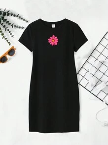 Đầm Gái Hoa Giải trí - màu đen - Xem 1