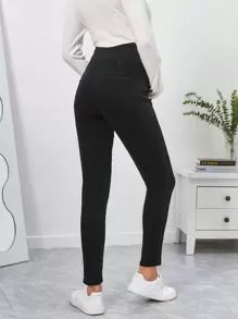 SHEIN Moederschap Brede taille Skinny jeans