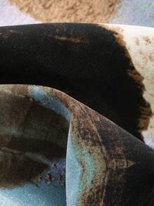 DAZY Graphic Print Drop Shoulder Shirt - Green - View 7