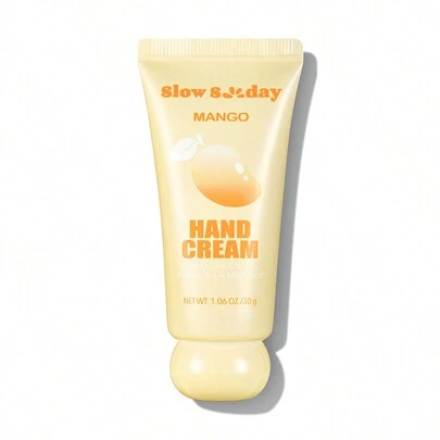 Slow Sunday Mango Hand Cream, Fragrant, For Dry Hands,Hand Care Cream, Moisturizing,Moisturizing, Soothing Skin, Deep Nourishment, Travel Size, With Multiple Plant Oils, Natural Moisturizing, Suitable For Summer, Y2K, Ideal For Party