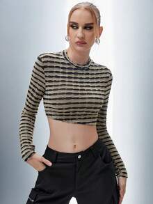 SHEIN Unity 破洞短款上衣 - 彩色 - 查看 6