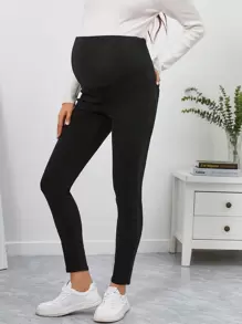 SHEIN Moederschap Brede taille Skinny jeans