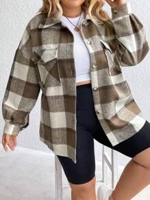 Flirla 大碼外套 - 彩色 - 查看 5