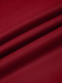 INAWLY Heart Print Thermal Lined Sweatshirt,Long Sleeve Tops Graduation,Back To School Outfits,Graduation,Teacher Outfits For Women,Back To School - Burgundy - View 4