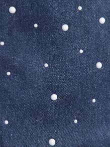 SHUZIA Point Toe Stiletto Heeled Boots - Blue - View 3