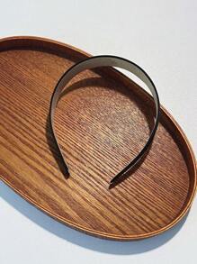 DAZY 简约纯色头带，适合日常佩戴发带发箍 - 黑色 - 查看 6