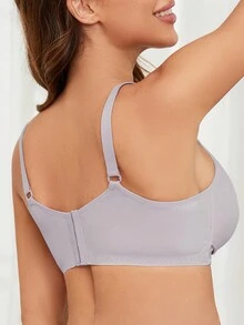 SHEIN Maternity Nursing Bra For Mother - Mauve Purple - View 8