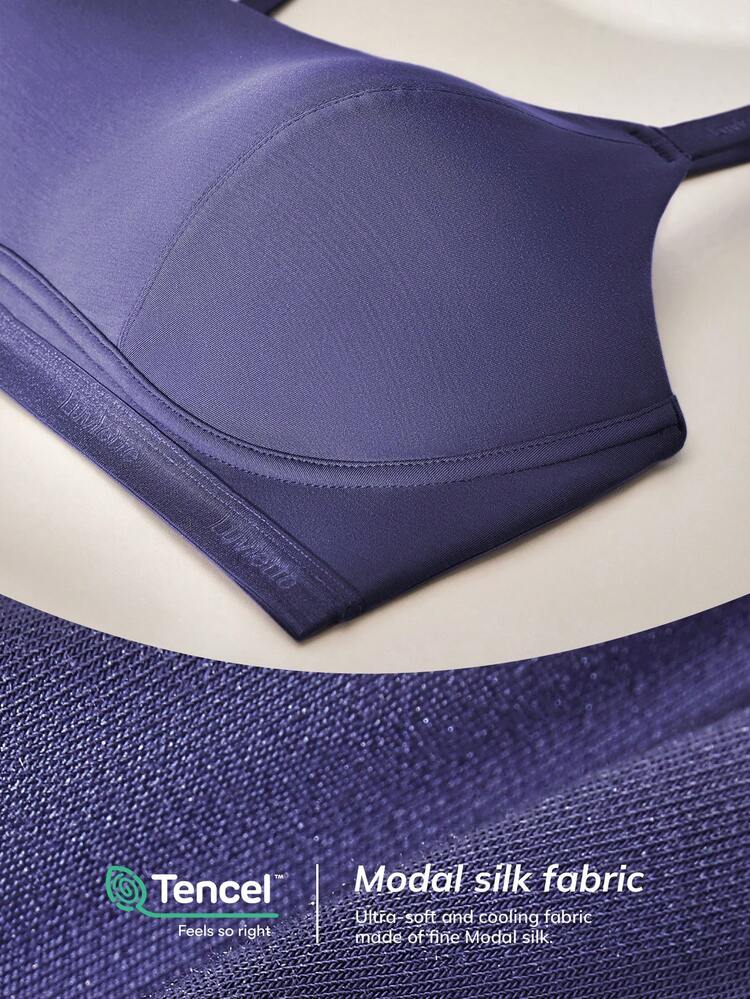 Full Coverage Wireless Modal Silk Lingerie As Outerwear Bra