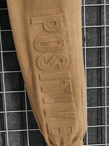 GENTILAND Quần thể thao nam dây rút có dây rút nổi - Màu Khaki - Xem 3