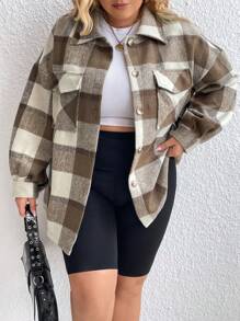 Flirla 大碼外套 - 彩色 - 查看 4