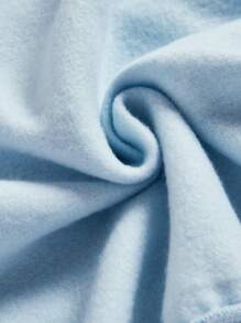 Áo nỉ dài tay in hình hoạt hình cho bé gái, thích hợp cho mùa thu và mùa đông. - Màu xanh nhạt - Xem 5