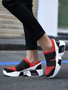 Thể thao Giày đi bộ , Mặc vào Của phụ nữ Giày dép Với Dây đeo - Đỏ - Xem 4