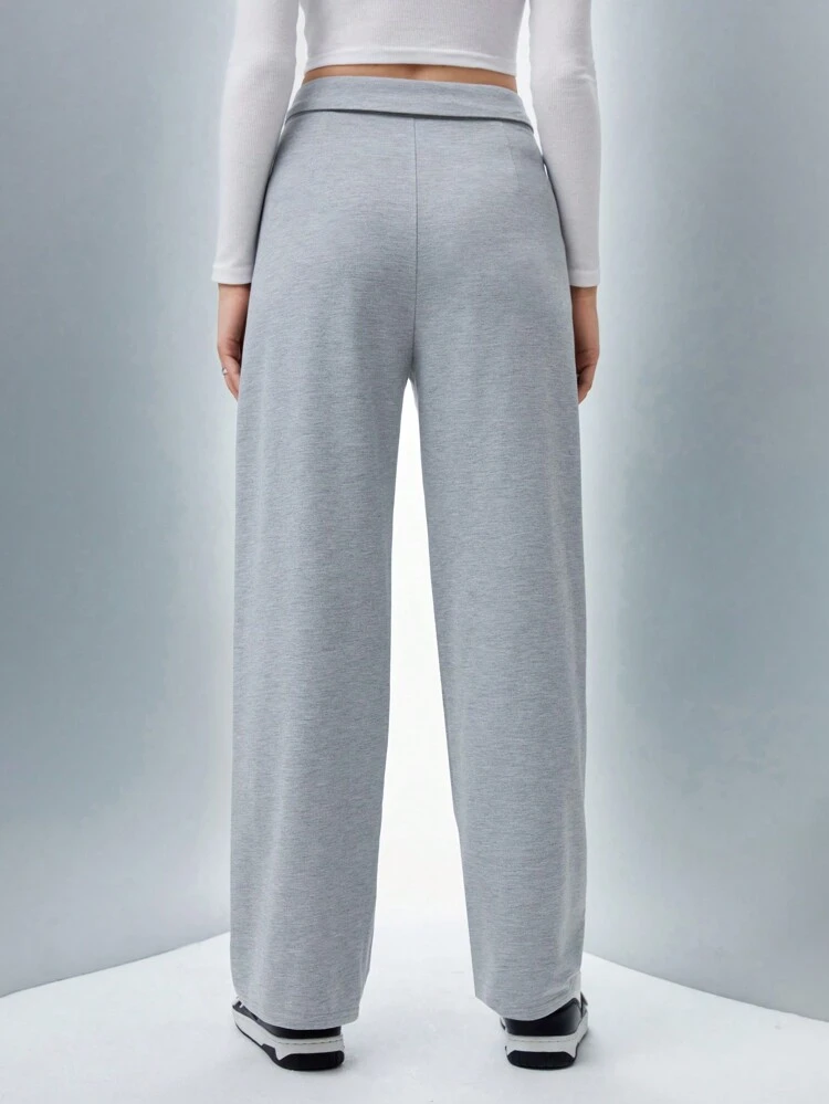 Letter Tape Waist Sweatpants