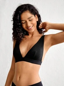 Ocili 3 gói Áo ngực tam giác sườn dài nhẹ và thoải mái - Nhiều màu - Xem 4