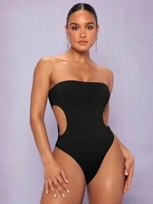 SHEIN BAE Tube Body seitlichem Ausschnitt,