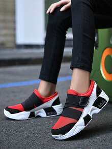 Thể thao Giày đi bộ , Mặc vào Của phụ nữ Giày dép Với Dây đeo - Đỏ - Xem 2