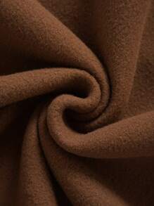 INAWLY Áo nỉ dài tay giữ nhiệt in họa tiết hoa và chữ, thích hợp mặc đi học, tốt nghiệp, làm giáo viên, áo nỉ mùa thu cho nữ. - Cà phê nâu - Xem 3