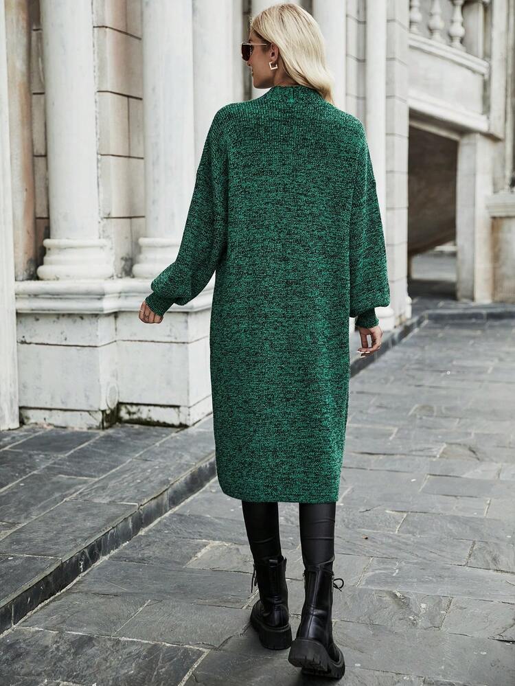 Drop Shoulder Casual Design Cardigan