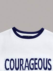 VARSITIE 運動網球基本大腿襪&戶外運動套編襪 - 藍白色 - 查看 6