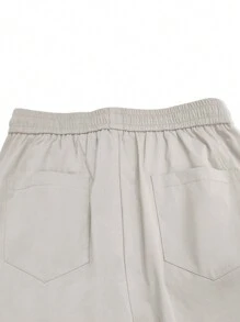 Manfinity EZcore Men Flap Pocket Side Pants - Beige - View 7
