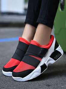 Thể thao Giày đi bộ , Mặc vào Của phụ nữ Giày dép Với Dây đeo - Đỏ - Xem 5