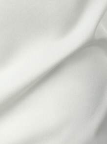 Men Contrast Trim Button Up Shirt - White - View 8