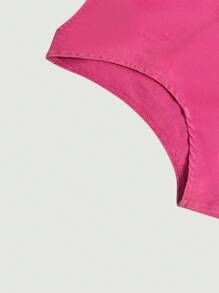 Aveloria 前紐扣牛仔背心上衣 - 粉色 - 查看 9