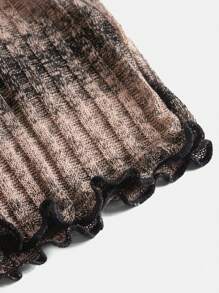 青少年（女）T恤 - 卡其色 - 查看 3