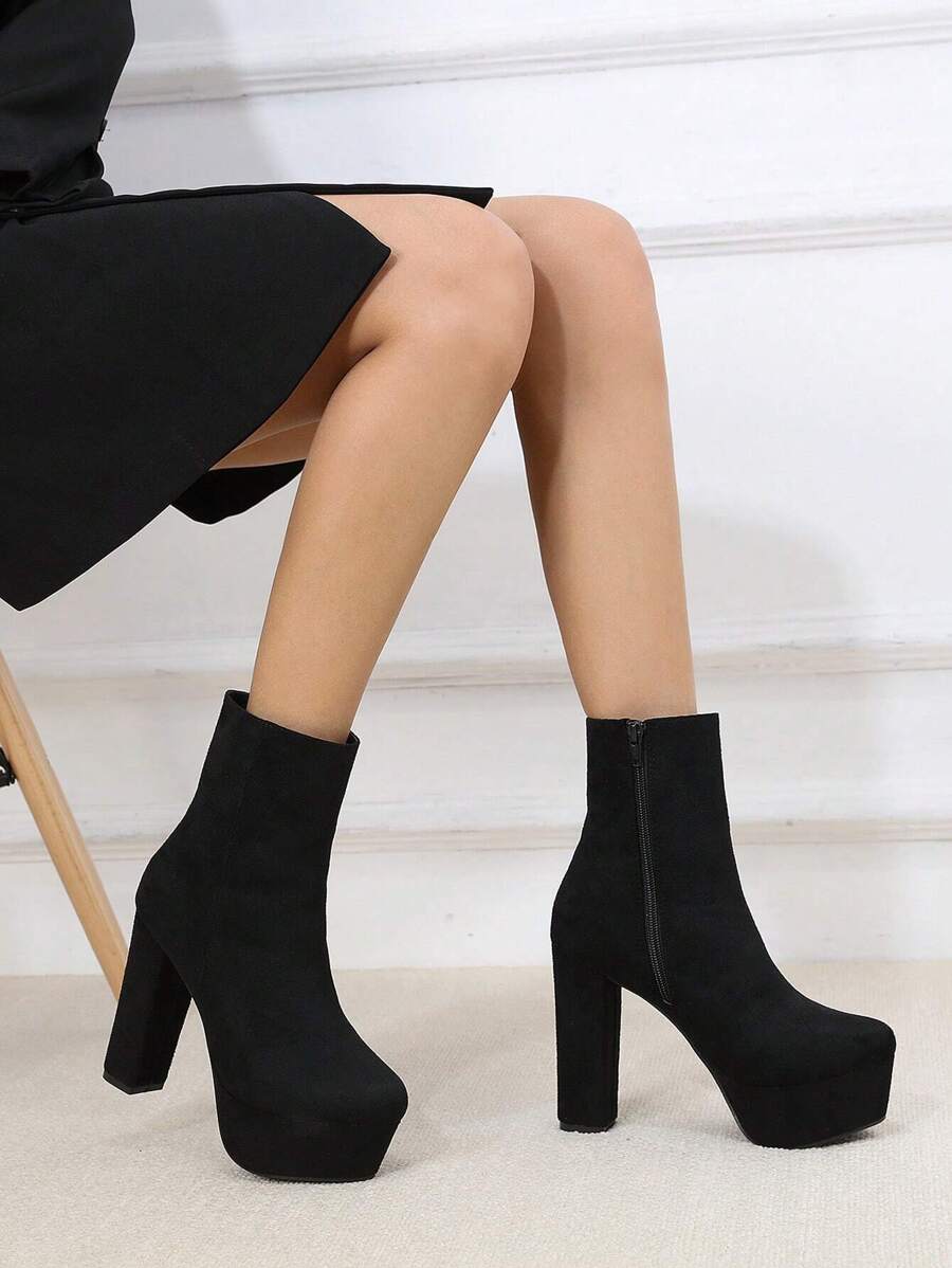 waterproof high heel boots