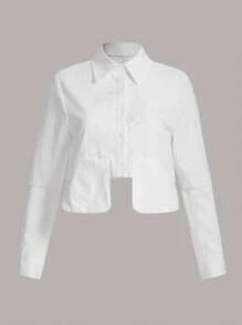 VARSITIE 帶夾克的運動網球基礎戶外服 - 白色 - 查看 5